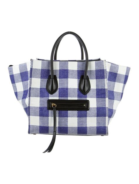 celine gingham bag red|Celine handbags for sale.